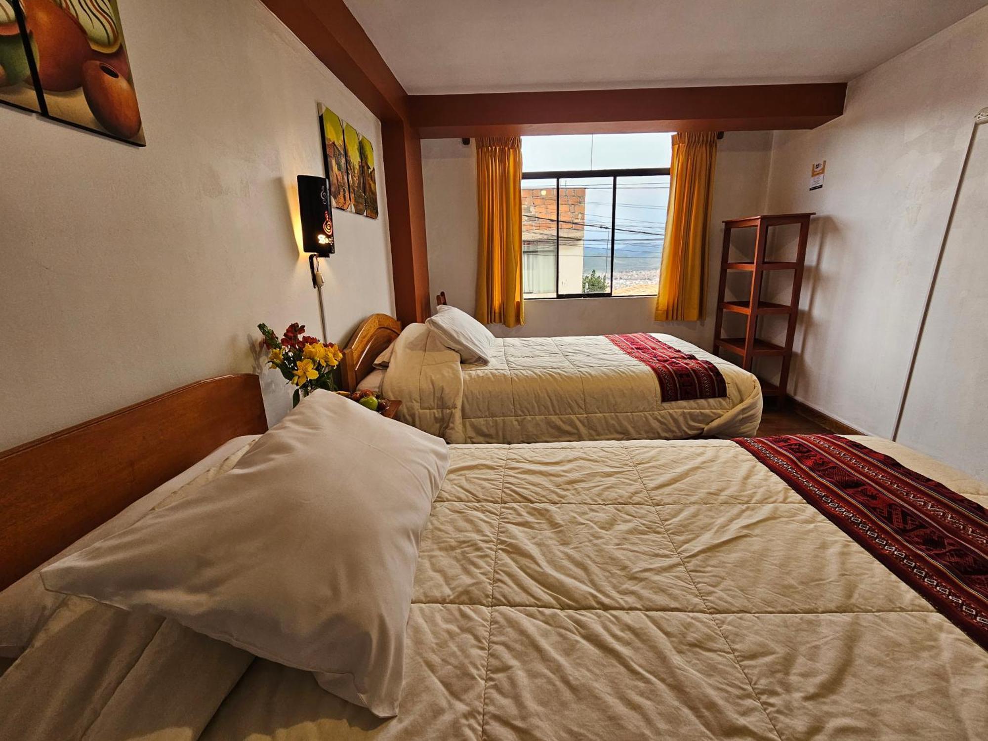 Hostal Con Vista A La Ciudad Santa Ana Куско Екстер'єр фото